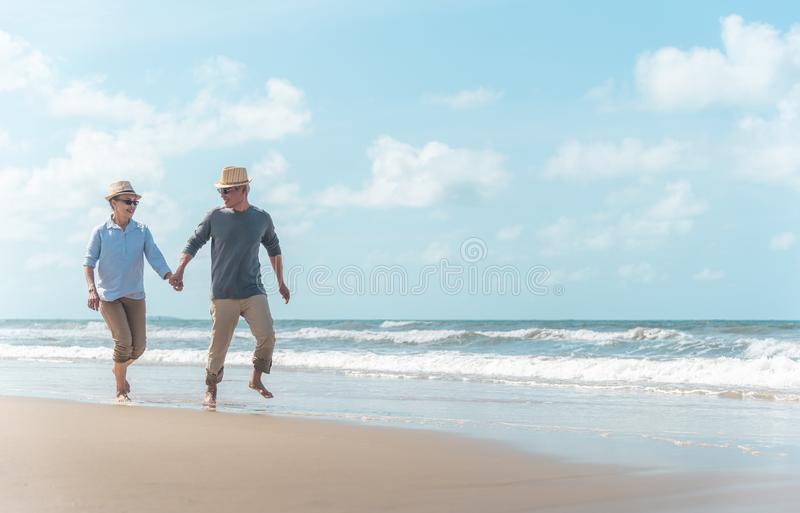 Elder Couple Taking a Stroll
